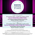 BUKOVINA Opera Stars – plakat Wielkie Koncerty Operowe